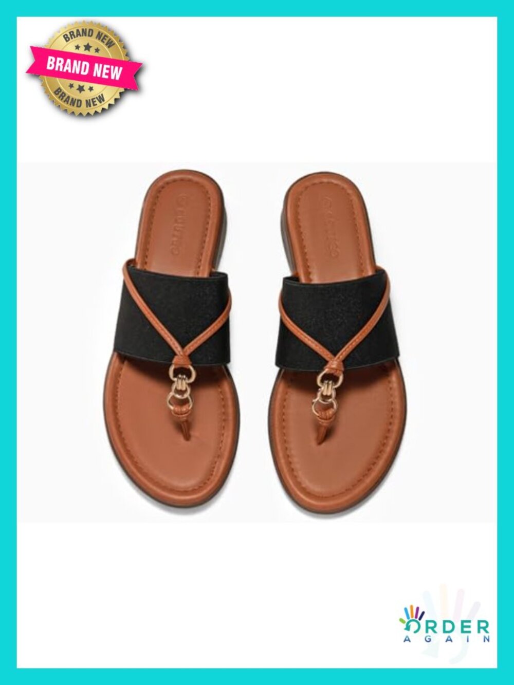 Womens Stretch Fabric Wedge Flip Flop Sandals Comfortable Dressy Beach - Picture 3 of 4